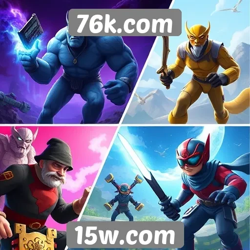 Novos jogos disponíveis no 76k.com